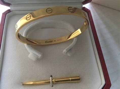 cheap cartier love bracelet amazon|authentic used cartier love bracelet.